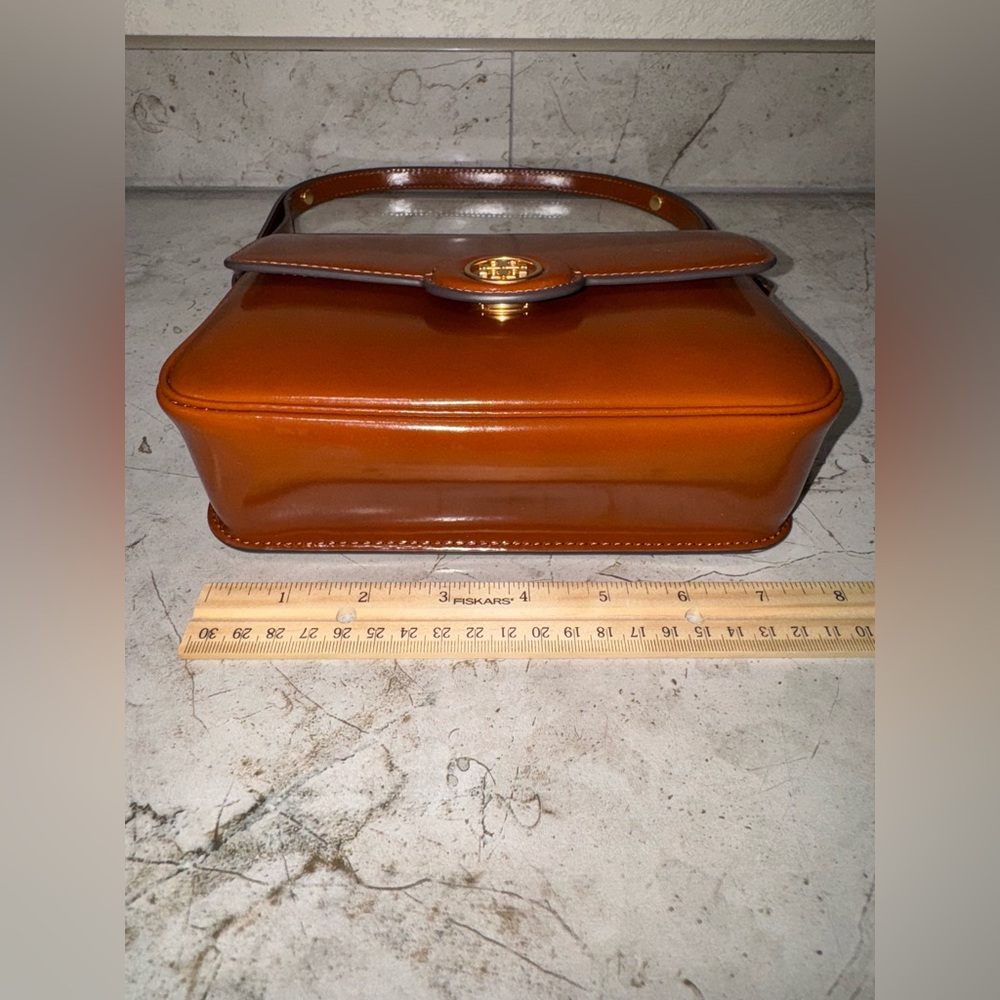 Tory Burch Tan Leather Crossbody Bag - Picture 14 of 16